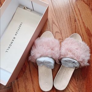 Loeffler Randall Domino Flat Shearling